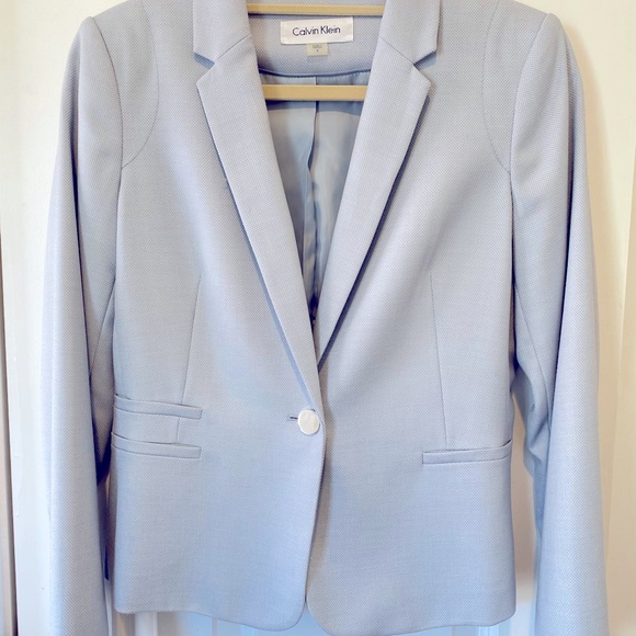 Calvin Klein Jackets & Blazers - Calvin Klein Blazer, Baby Blue